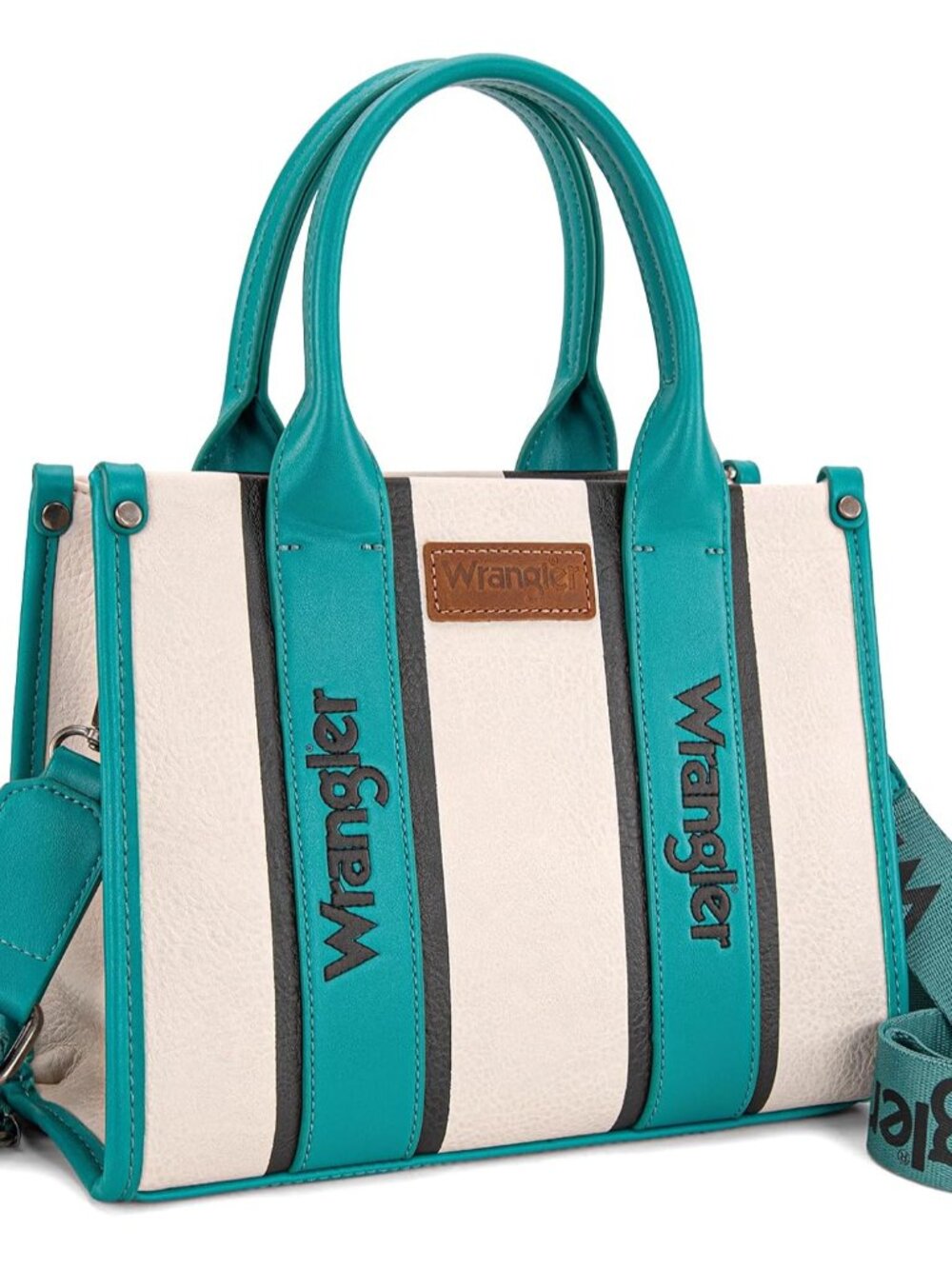 Wrangler Tote Bag for Women Satchel Purse Top Handle Handbag with Guitar Strap
